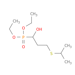 Phosphonic acid, [1-hydroxy-3-[(1-methylethyl)thio]propyl]-, diethyl ester