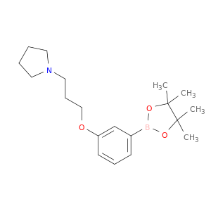 1-(3-(3-(4,4,5,5-tetramethyl-1,3,2-dioxaborolan-2-yl)phenoxy)propyl)pyrrolidine