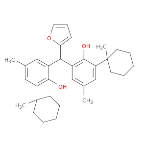 Phenol, 2,2'-(2-furanylmethylene)bis[4-methyl-6-(1-methylcyclohexyl)-