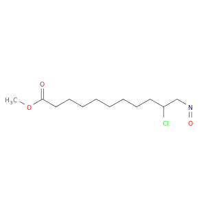 Undecanoic acid, 10-chloro-11-nitroso-, methyl ester