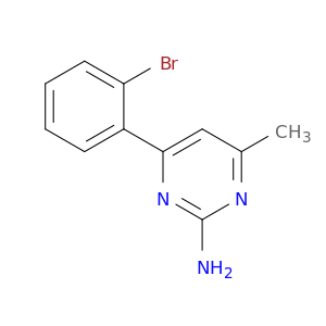 4-(2-溴苯基)-6-甲基-2-嘧啶胺