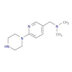 Dimethyl({[6-(piperazin-1-yl)pyridin-3-yl]methyl})amine