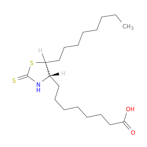 4-Thiazolidineoctanoic acid, 5-octyl-2-thioxo-, trans-