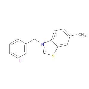 Benzothiazolium, 6-methyl-3-(phenylmethyl)-, iodide