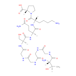 L-Proline, L-threonylglycylglycylglycylglycyl-L-seryl-L-glutaminyl-L-lysyl-