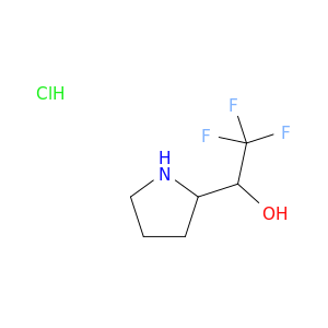 2,2,2-trifluoro-1-(pyrrolidin-2-yl)ethan-1-ol hydrochloride