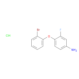4-(2-Bromophenoxy)-3-fluoroaniline HCl