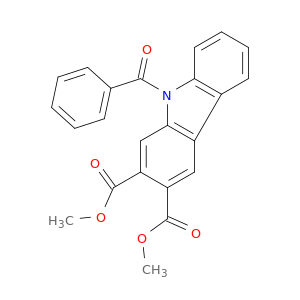 9H-Carbazole-2,3-dicarboxylic acid, 9-benzoyl-, dimethyl ester