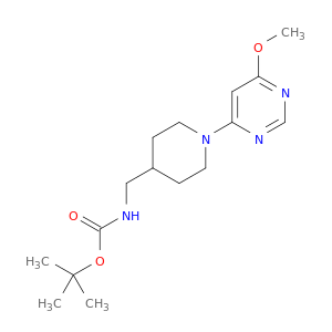 tert-Butyl ((1-(6-methoxypyrimidin-4-yl)piperidin-4-yl)methyl)carbamate