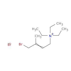 2-Buten-1-aminium, 4-bromo-N,N,N-triethyl-3-methyl-, bromide