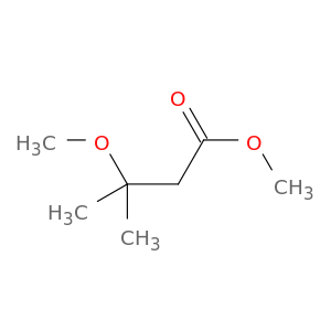 Butanoic acid, 3-methoxy-3-methyl-, methyl ester
