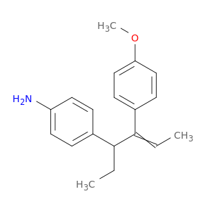 Benzenamine, 4-[1-ethyl-2-(4-methoxyphenyl)-2-butenyl]-