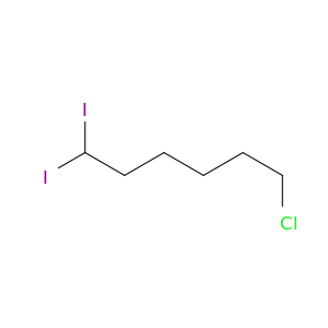 Hexane, 6-chloro-1,1-diiodo-