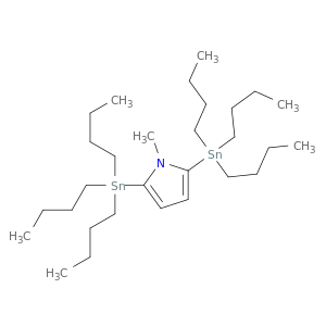 1H-Pyrrole, 1-methyl-2,5-bis(tributylstannyl)-