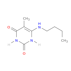 2,4(1H,3H)-Pyrimidinedione, 6-(butylamino)-5-methyl-