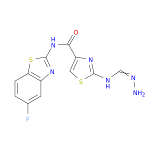 4-Thiazolecarboxamide,2-[(aminoiminomethyl)amino]-N-(5-fluoro-2-benzothiazolyl)-