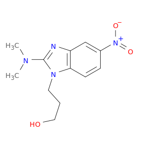 1H-Benzimidazole-1-propanol, 2-(dimethylamino)-5-nitro-