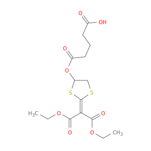 5-{[2-(1,3-diethoxy-1,3-dioxopropan-2-ylidene)-1,3-dithiolan-4-yl]oxy}-5-oxopentanoic acid