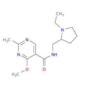 5-Pyrimidinecarboxamide,N-[(1-ethyl-2-pyrrolidinyl)methyl]-4-methoxy-2-methyl-