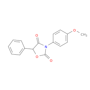 2,4-Oxazolidinedione, 3-(4-methoxyphenyl)-5-phenyl-