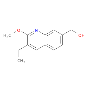 7-Quinolinemethanol,3-ethyl-2-methoxy-