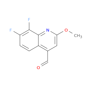 7,8-difluoro-2-methoxyquinoline-4-carbaldehyde