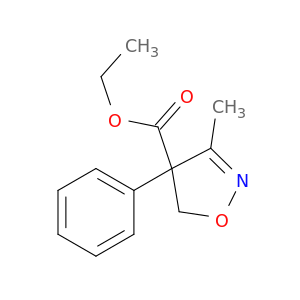 4-Isoxazolecarboxylic acid, 4,5-dihydro-3-methyl-4-phenyl-, ethyl ester
