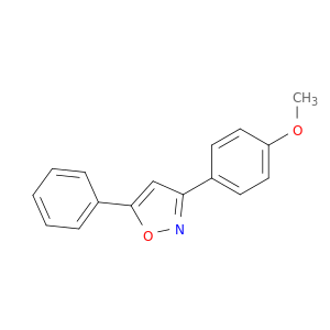 isoxazole, 3-(4-methoxyphenyl)-5-phenyl-