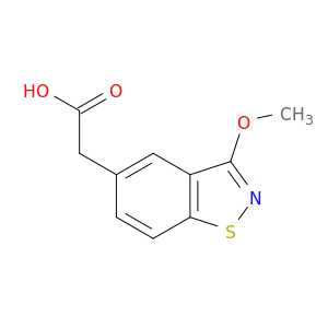 1,2-Benzisothiazole-5-aceticacid, 3-methoxy-