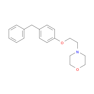 Morpholine, 4-(2-(4-(phenylmethyl)phenoxy)ethyl)-