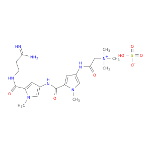 2-((5-((5-((3-Amino-3-iminopropyl)carbamoyl)-1-methyl-1H-pyrrol-3-yl)carbamoyl)-1-methyl-1H-pyrrol-3-yl)amino)-N,N,N-trimethyl-2-oxoethanaminium sulfate