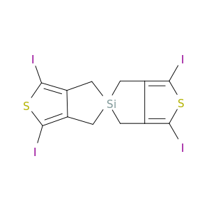 5,5'(6H,6'H)-Spirobi[4H-silolo[3,4-c]thiophene], 1,1',3,3'-tetraiodo-