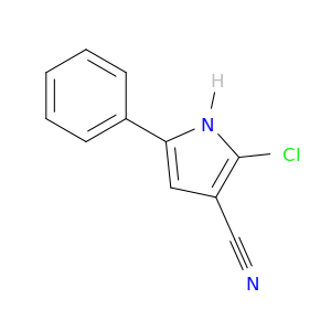 2-氯-5-苯基-1H-吡咯-3-甲腈