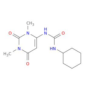 Urea,N-cyclohexyl-N'-(1,2,3,6-tetrahydro-1,3-dimethyl-2,6-dioxo-4-pyrimidinyl)-