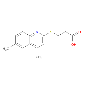 3-((4,6-Dimethylquinolin-2-yl)thio)propanoic acid