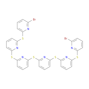 Pyridine, 2,2'-thiobis[6-[[6-[(6-bromo-2-pyridinyl)thio]-2-pyridinyl]thio]-