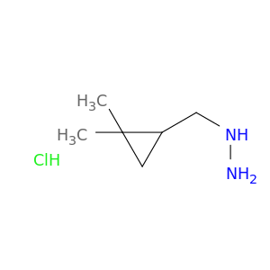 [(2,2-dimethylcyclopropyl)methyl]hydrazine hydrochloride
