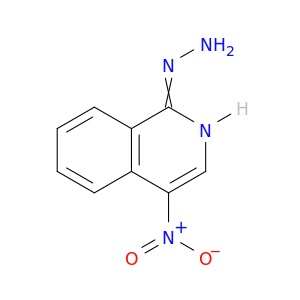 1(2H)-Isoquinolinone, 4-nitro-, hydrazone
