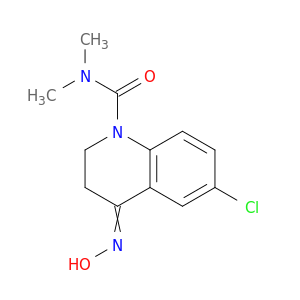 6-CHLORO-3,4-DIHYDRO-4-(HYDROXYIMINO)-N,N-DIMETHYL-1(2H)-QUINOLINECARBOXAMIDE
