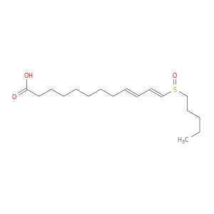 9,11-Dodecadienoic acid, 12-(pentylsulfinyl)-, (E,E)-