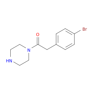 46 2-(4-溴苯基)-1-(哌嗪-1-基)乙烷-1-酮 三氟乙酸盐