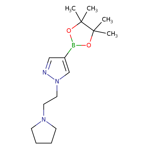 1-[2-(1-吡咯烷)乙基]-4-(4,4,5,5-四甲基-1,3,2-二噁硼烷-2-基)-1H-吡唑