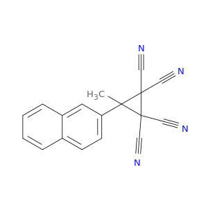 1,1,2,2-Cyclopropanetetracarbonitrile,3-methyl-3-(2-naphthalenyl)-