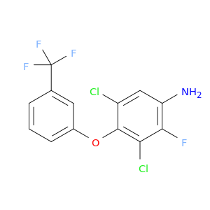 Benzenamine, 3,5-dichloro-2-fluoro-4-[3-(trifluoromethyl)phenoxy]-