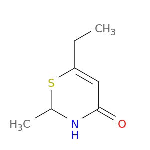 4H-1,3-Thiazin-4-one, 6-ethyl-2,3-dihydro-2-methyl-