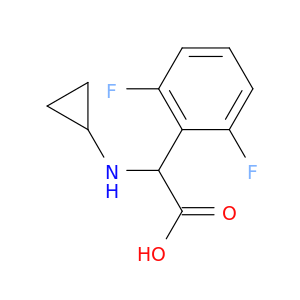 2-(环丙基氨基)-2-(2,6-二氟苯基)乙酸