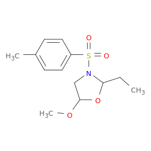 Oxazolidine, 2-ethyl-5-methoxy-3-[(4-methylphenyl)sulfonyl]-