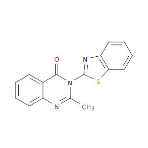 3-(1,3-BENZOTHIAZOL-2-YL)-2-METHYL-4(3H)-QUINAZOLINONE