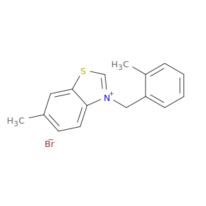 Benzothiazolium, 6-methyl-3-[(2-methylphenyl)methyl]-, bromide