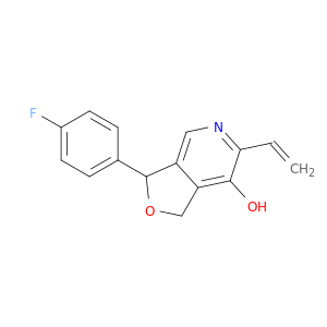 Furo[3,4-c]pyridin-7-ol, 6-ethenyl-3-(4-fluorophenyl)-1,3-dihydro-